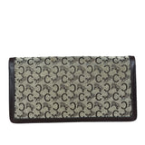 Celine Leather Trim C Sulky Shoulder Bag No Strap
