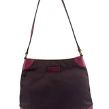 Gucci Vintage Purple Canvas Shoulder/Hobo Bag