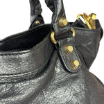 Balenciaga Black Leather Giant 12 City Bag
