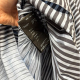 Prada Blue Sleeveless Striped Dress