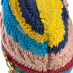 Gucci Horsebit Striped Crochet Tote Bag