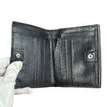 Gucci Vintage Black Leather Bi-Fold Wallet