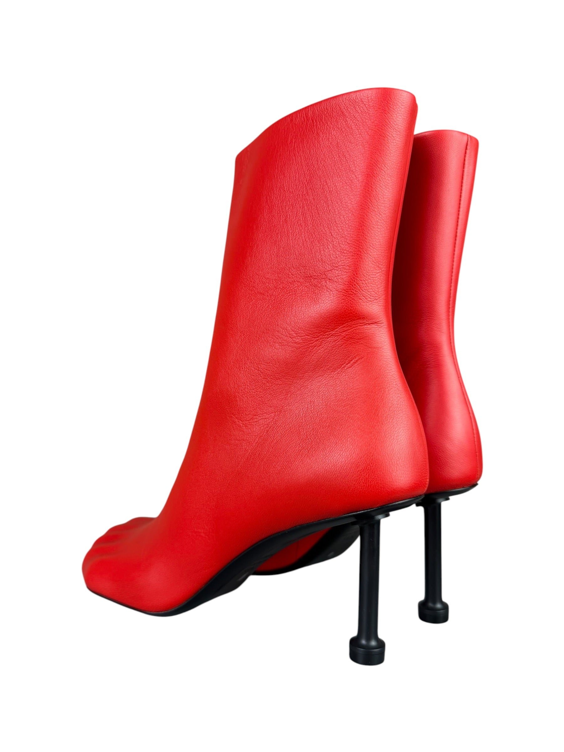 Balenciaga Red Anatomic Bootie