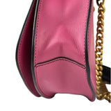 Prada Pink/Black Saffiano Leather Trim Small Cahier Crossbody Bag