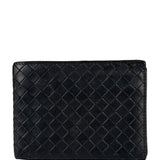 Bottega Veneta Vintage Black Intrecciato BiFold Wallet