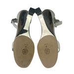 Alexander McQueen White Arc Calfskin Sandal