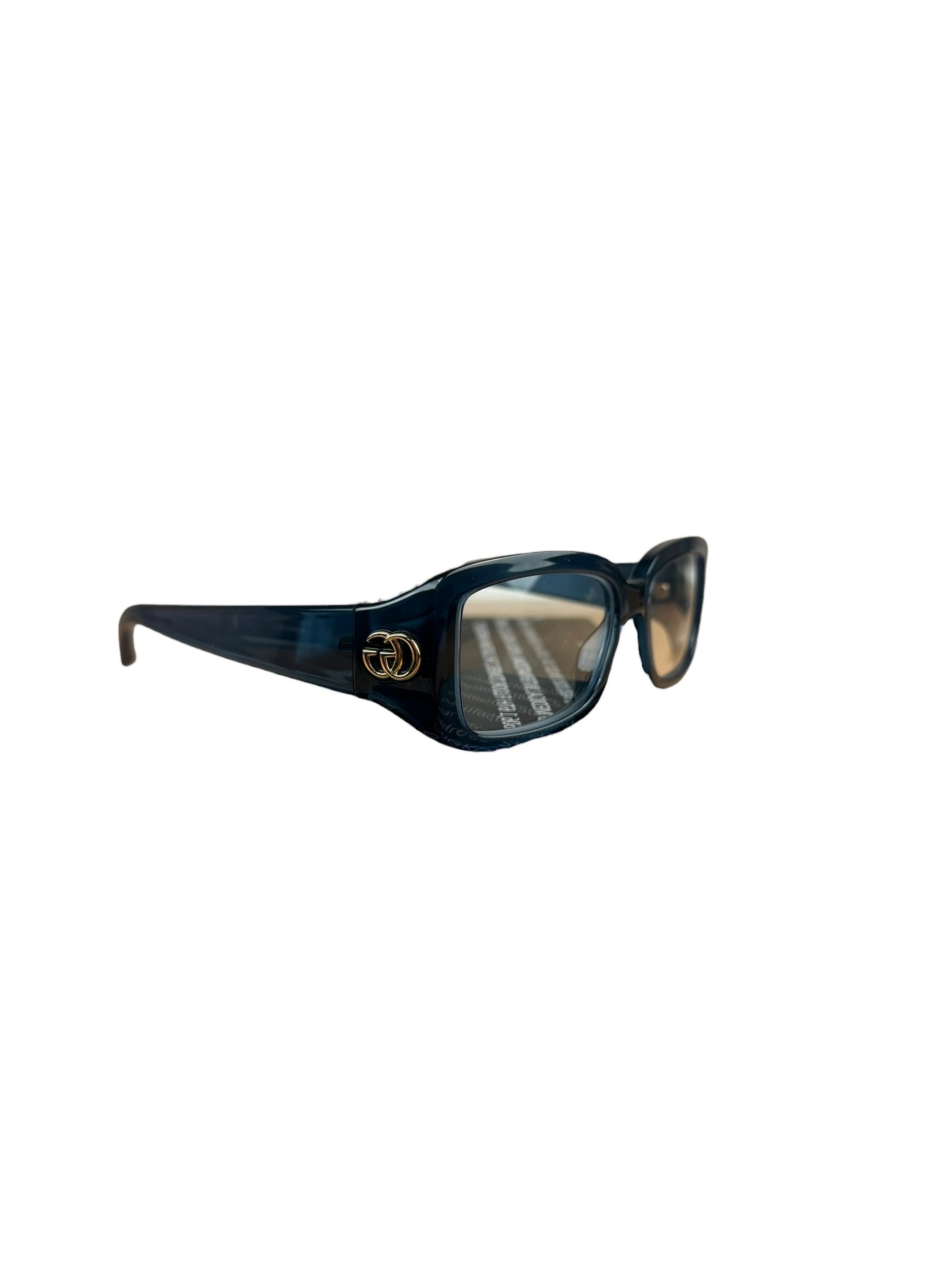 Gucci Interlocking G Transparent Rectangle Glassess GG14060