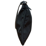 Prada Black Leather Trim Tessuto Nylon Pochette