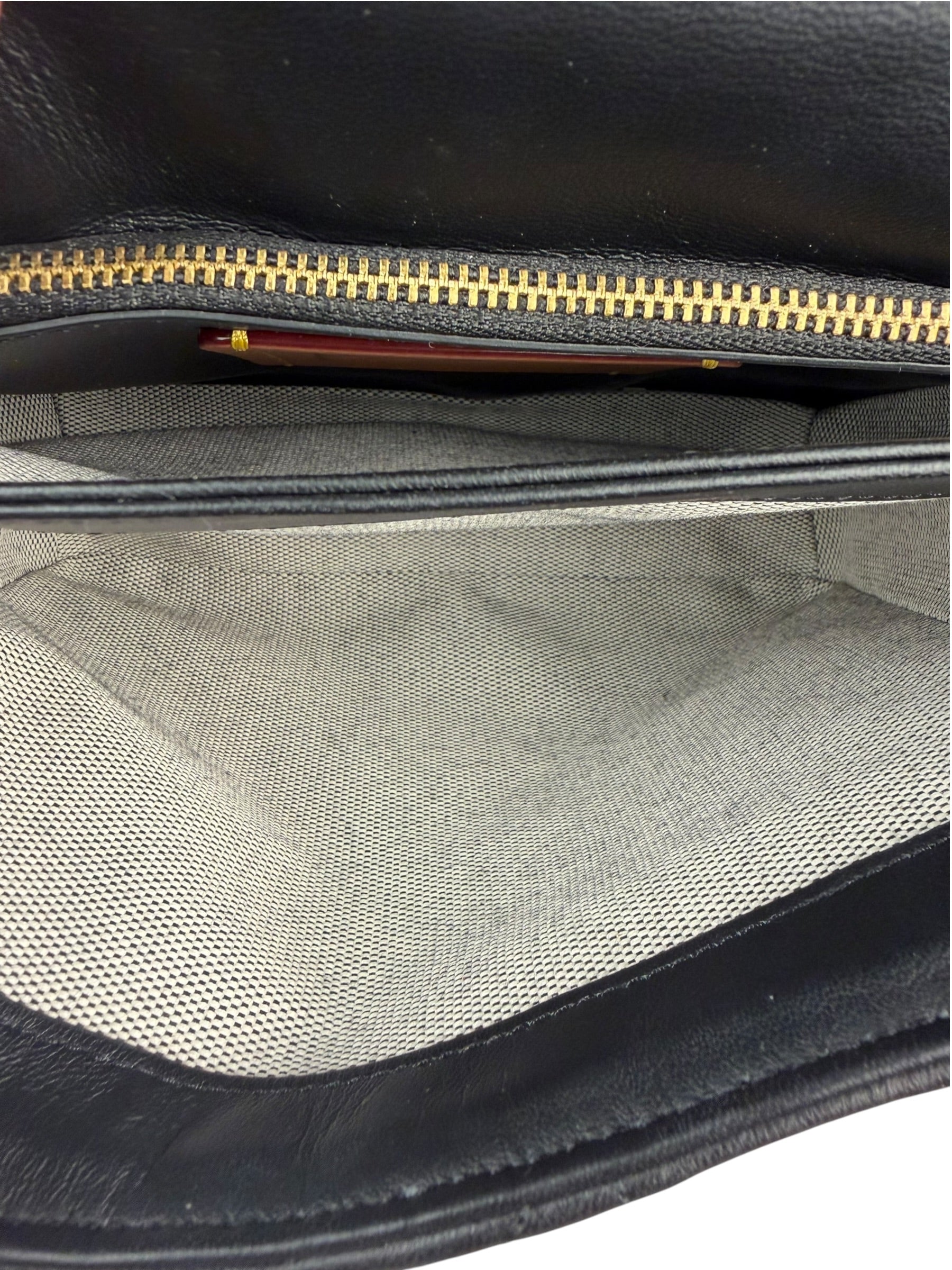 Coach Black Nappa Leather Tabby Shoulder Bag