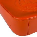Gucci Orange Patent Leather Hobo Bag