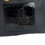 Fendi Black Rubber Mini Shoppers Tote