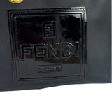 Fendi Black Rubber Mini Shoppers Tote