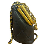 Chanel Black Quilted Leather Kiss-Lock My Crush Micro Bag 2020