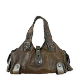 Chloe Vintage Brown Leather Silverado Shoulder Bag