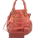 Balenciaga Pink Leather Agneau Small 21 Two-Way Bag