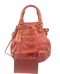 Balenciaga Pink Leather Agneau Small 21 Two-Way Bag
