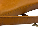 Christian Dior Tan Brown Leather Medium Saddle Bag