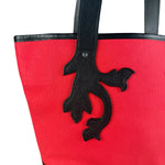 Vivienne Westwood Red Canvas Tote Bag