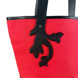 Vivienne Westwood Red Canvas Tote Bag
