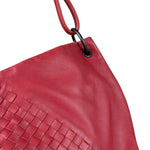 Bottega Veneta Vintage Red Hobo Aquilone Fortune Cookie Shoulder Bag