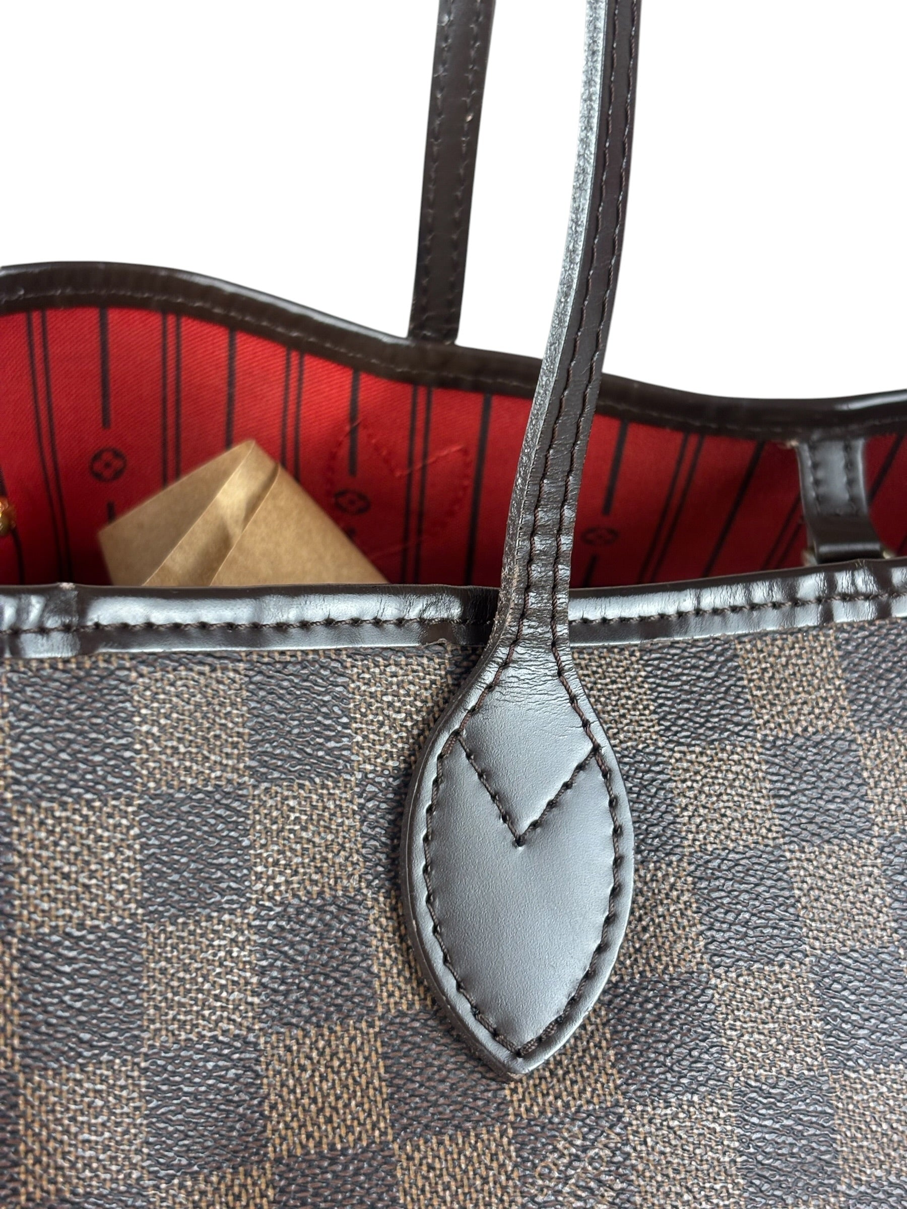 Louis Vuitton Canvas Monogram Damier Ebene Neverfull GM