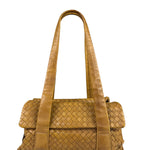 Bottega Veneta Tan Brown Intrecciato Shoulder Bag