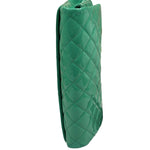 Chanel Green Quilted Patent Leather Flap Bag 2012