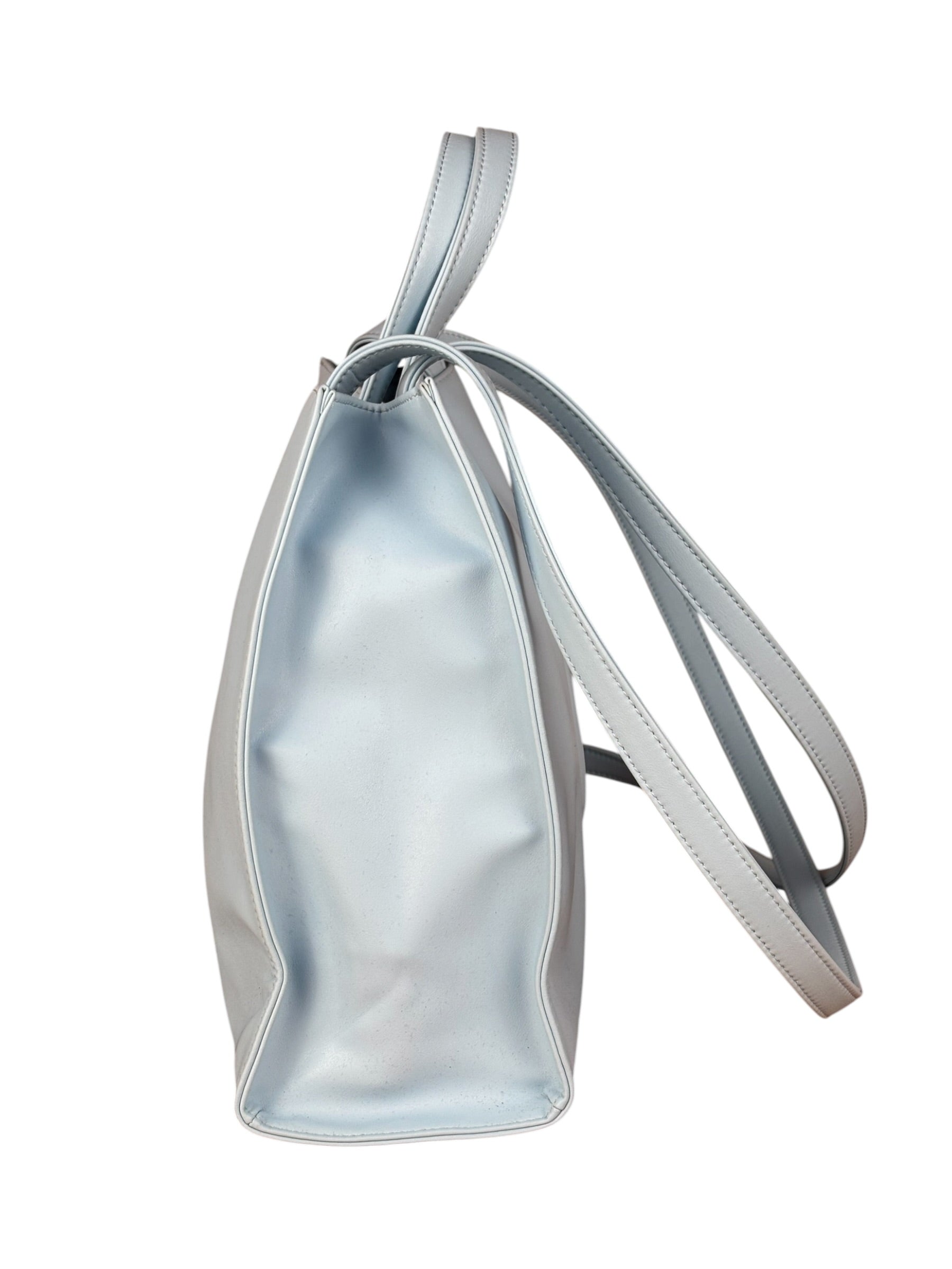 Telfar Light Blue Shopping Tote Bag