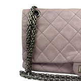 Chanel Light Pink Quilted Leather Reissue 2.55 Double Flap Bag  90's