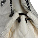 Chanel Beige Quilted Leather  Chain Shoulder Bag 2008