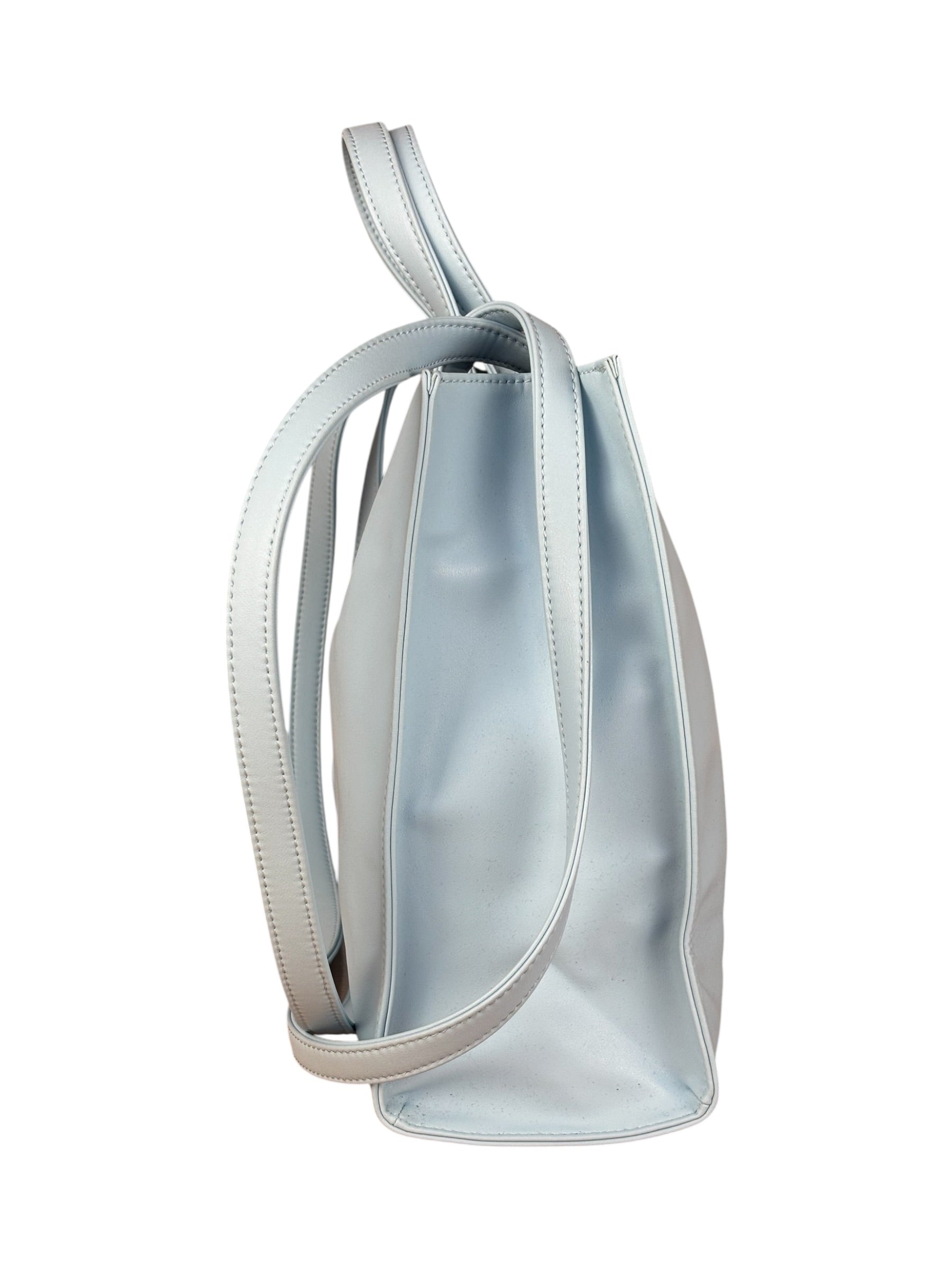 Telfar Light Blue Shopping Tote Bag