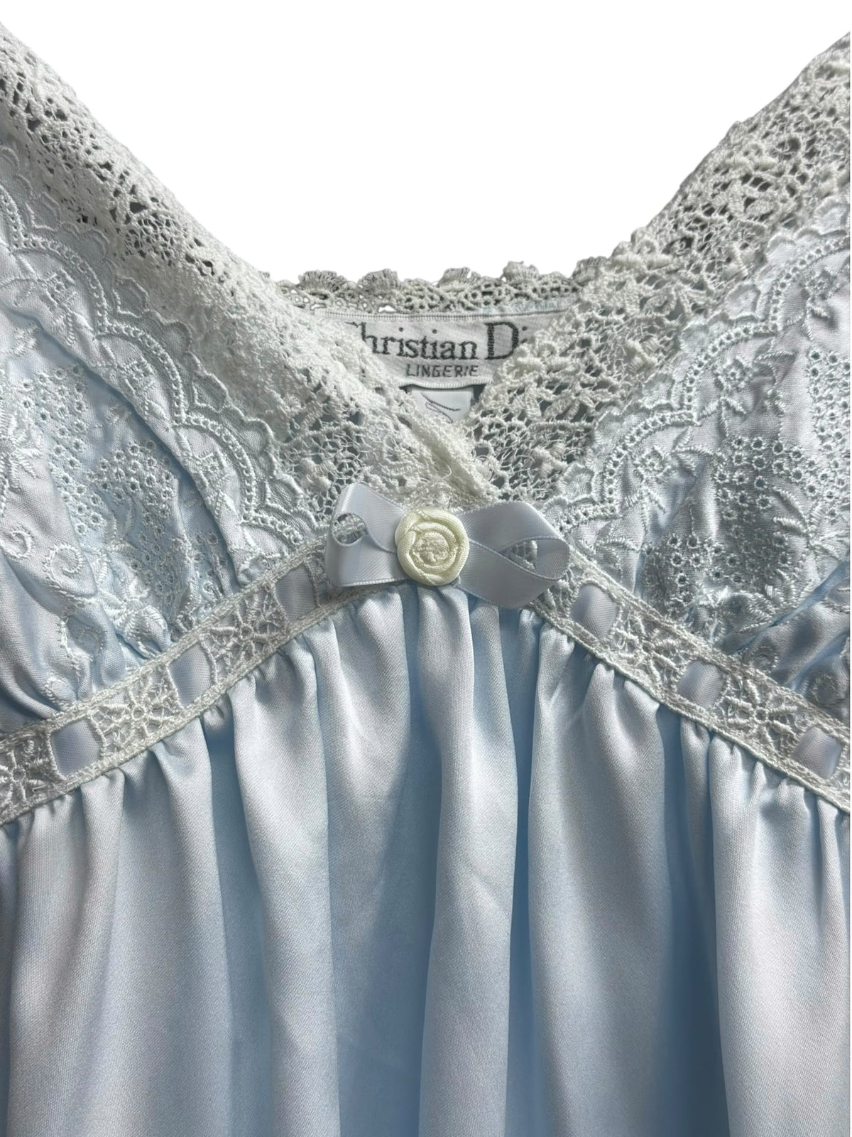 Christian Dior Light Sky Blue Lingerie