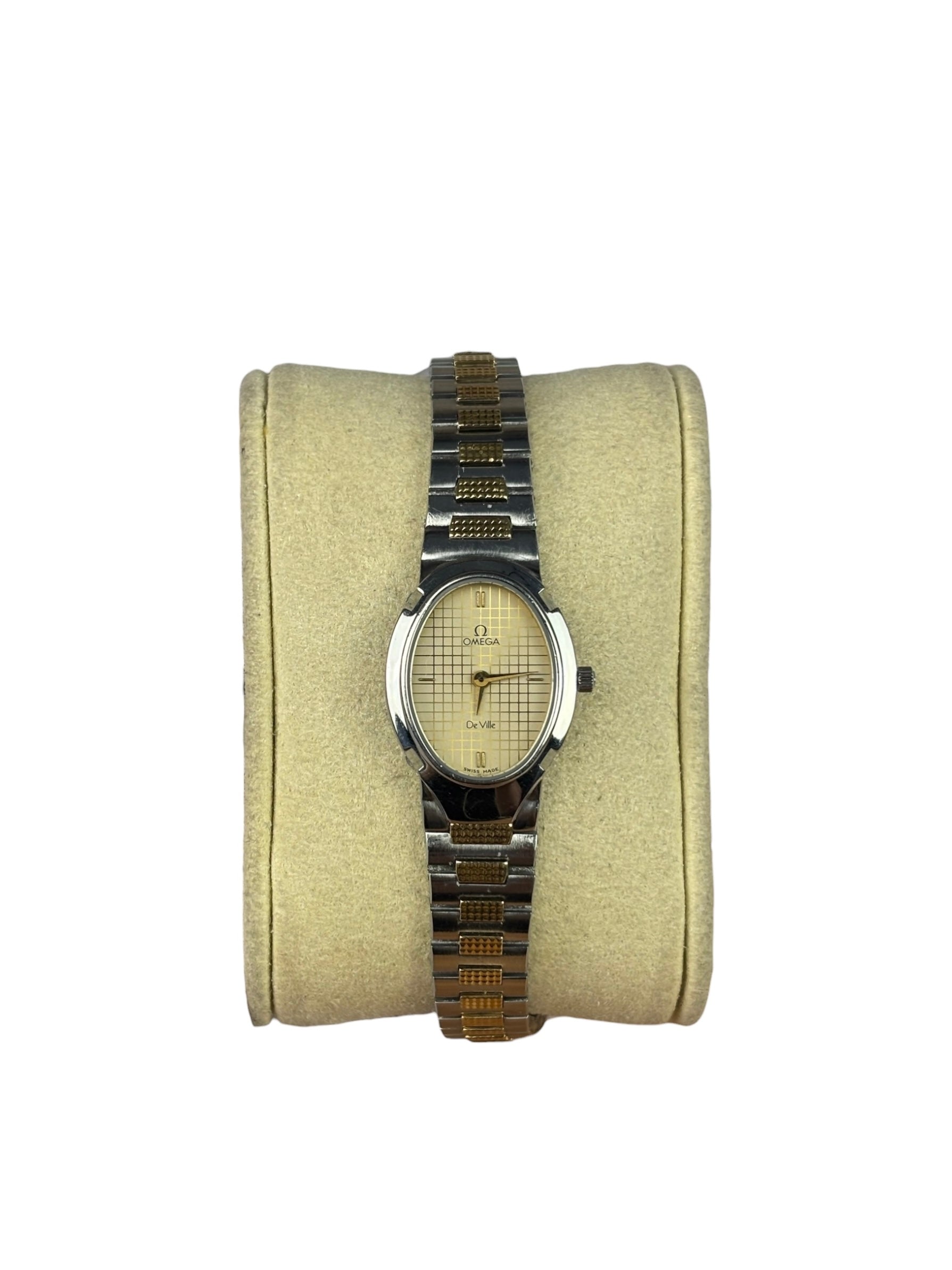Omega De Ville Vintage 2 Tone Oval Dial