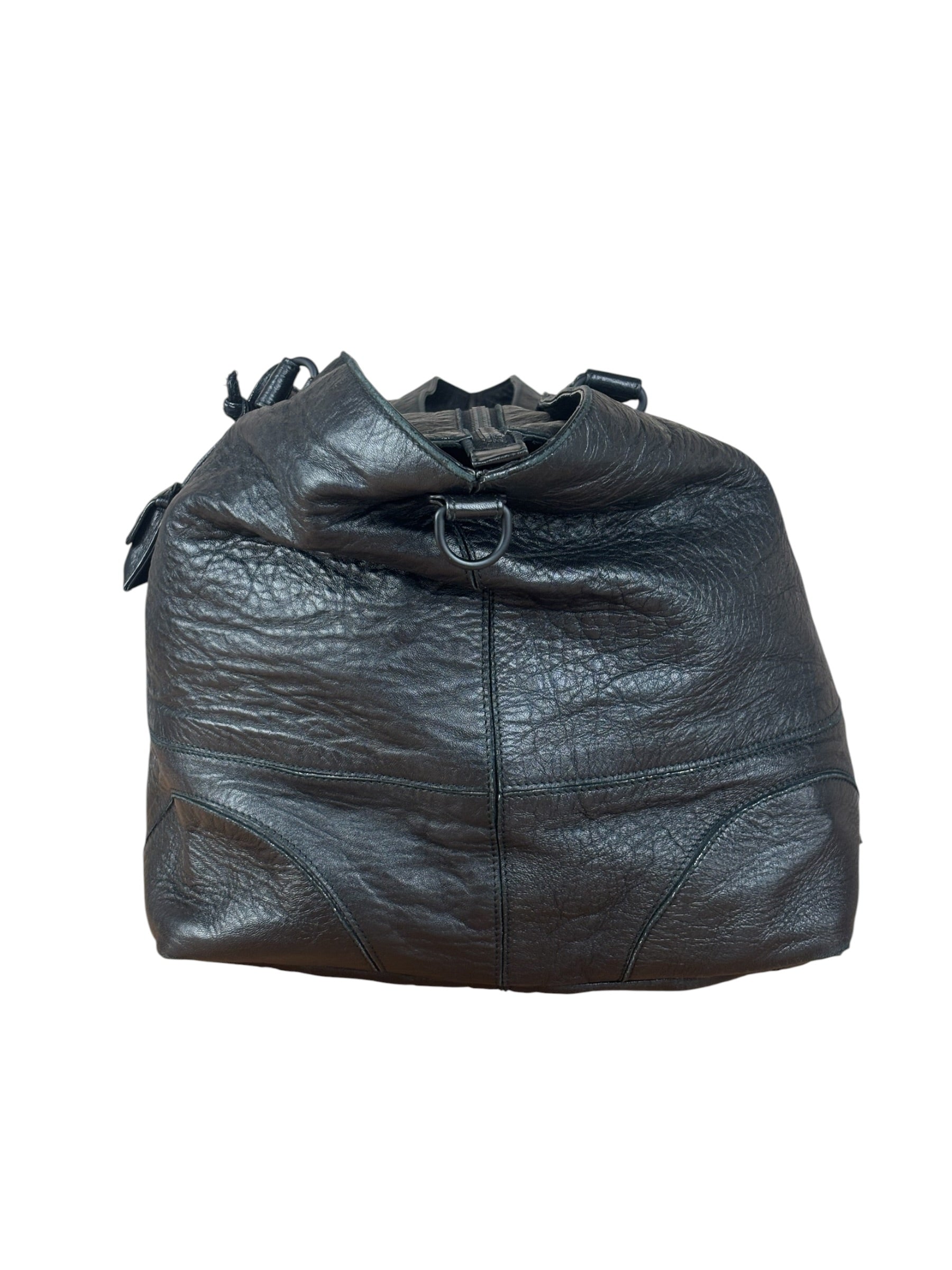 Bottega Veneta Vintage Black Leather Cervo Cocker Hobo Bag