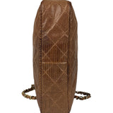 Chanel Vintage Leather Lizard Tassel Camera Case - 1987
