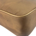 Prada Brown Nylon Pochette Shoulder Bag