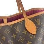 Louis Vuitton Monogram Neverful MM Pink Canvas-Lined Tote Bag