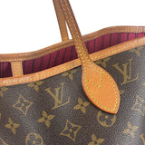 Louis Vuitton Monogram Neverful MM Pink Canvas-Lined Tote Bag
