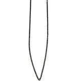 Gucci Sterling Silver Tag Turquoise Enamel Pendant Necklace