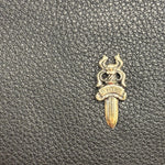 Chrome Hearts Leather Viv Silver Dagger Shoulder Bag