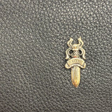 Chrome Hearts Leather Viv Silver Dagger Shoulder Bag