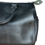 Louis Vuitton Black Epi Speedy 25
