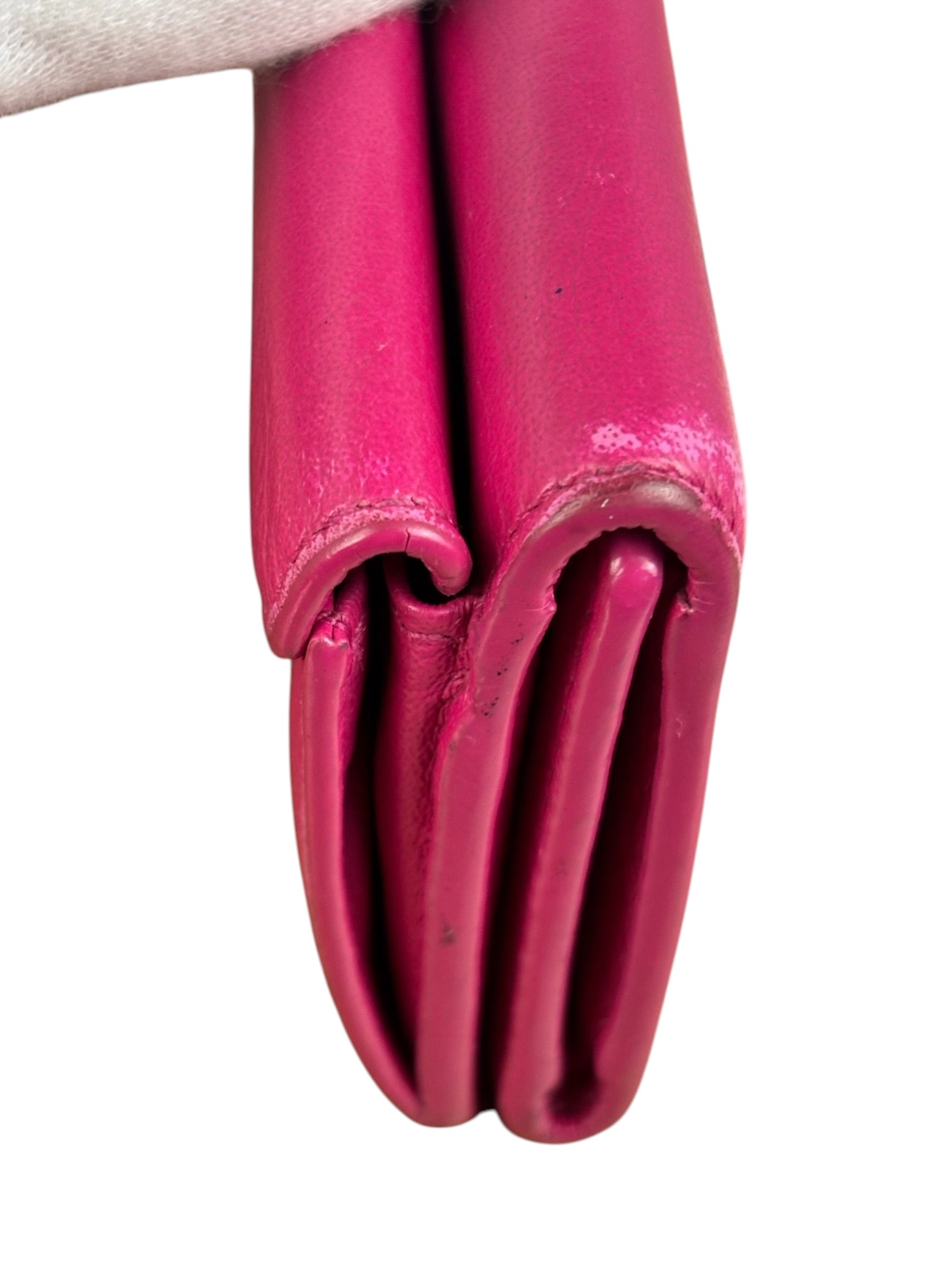 Balenciaga Hot Pink Papier Mini Wallet