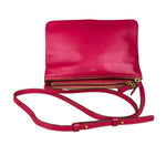 Celine Pink Leather Trio Crossbody Bag