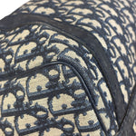 Christian Dior Vintage Blue Oblique Trotter Boston Bag
