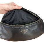 Prada Leather Belt Bag Black