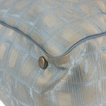 Chanel Blue Leather Trim New Travel Tote Bag 2002