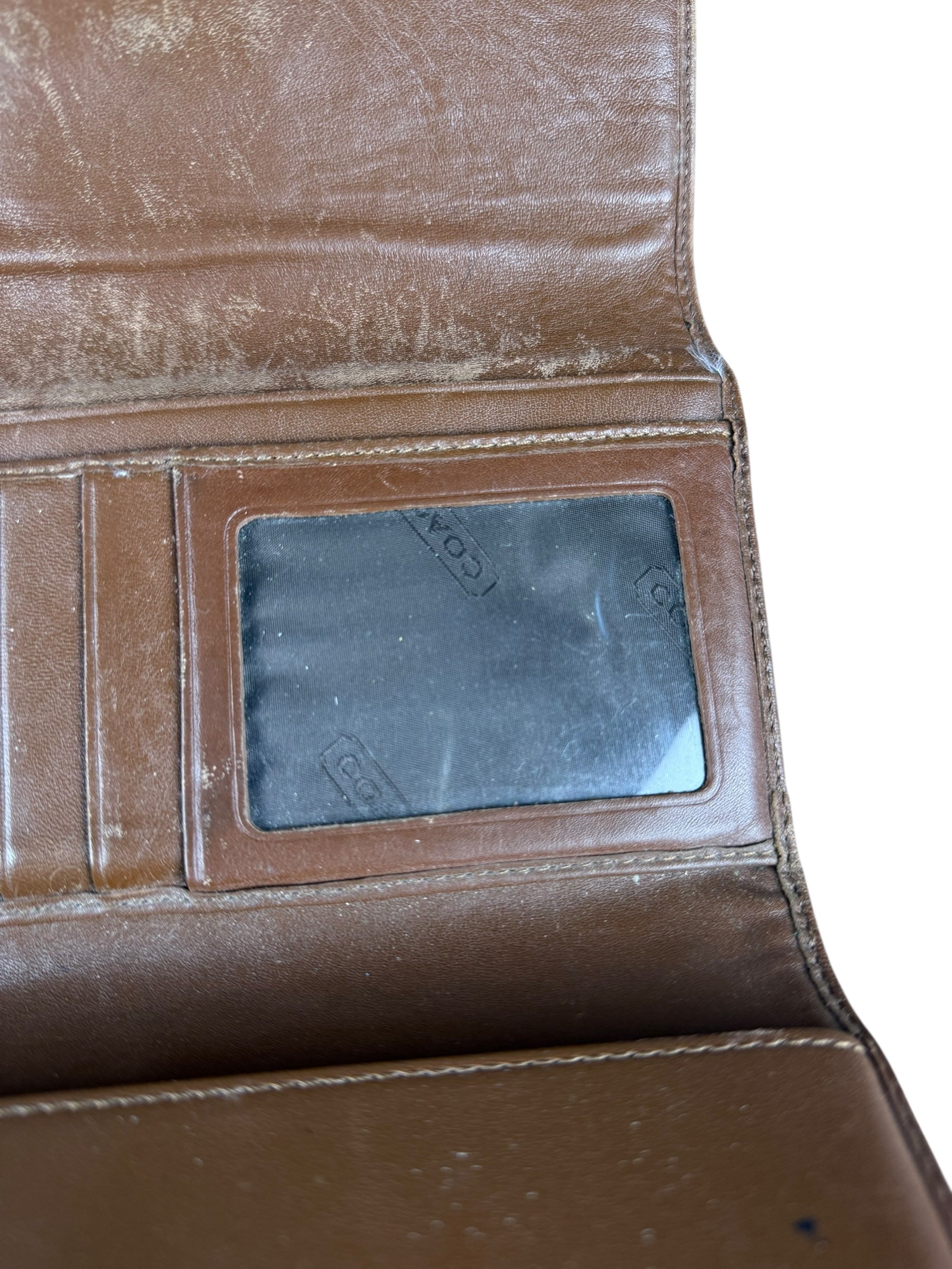 Coach Vintage Signature C Long Wallet Brown