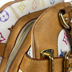 Louis Vuitton White Monogram Murakami Claudia Handbag