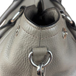 Prada Grey Vitello Daino Leather 2Way Handbag